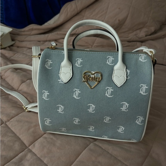 Juicy Couture Handbags - JUICY COUTURE denim logo satchel